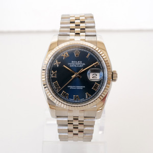 Швейцарський годинник Rolex Datejust 36 Jubilee Steel Blue Roman Dial