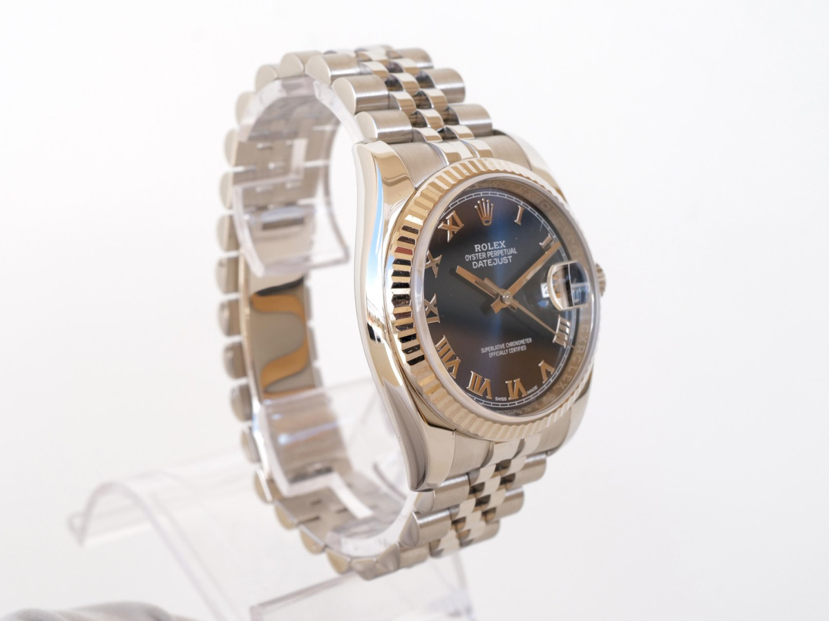 Швейцарський годинник Rolex Datejust 36 Jubilee Steel Blue Roman Dial