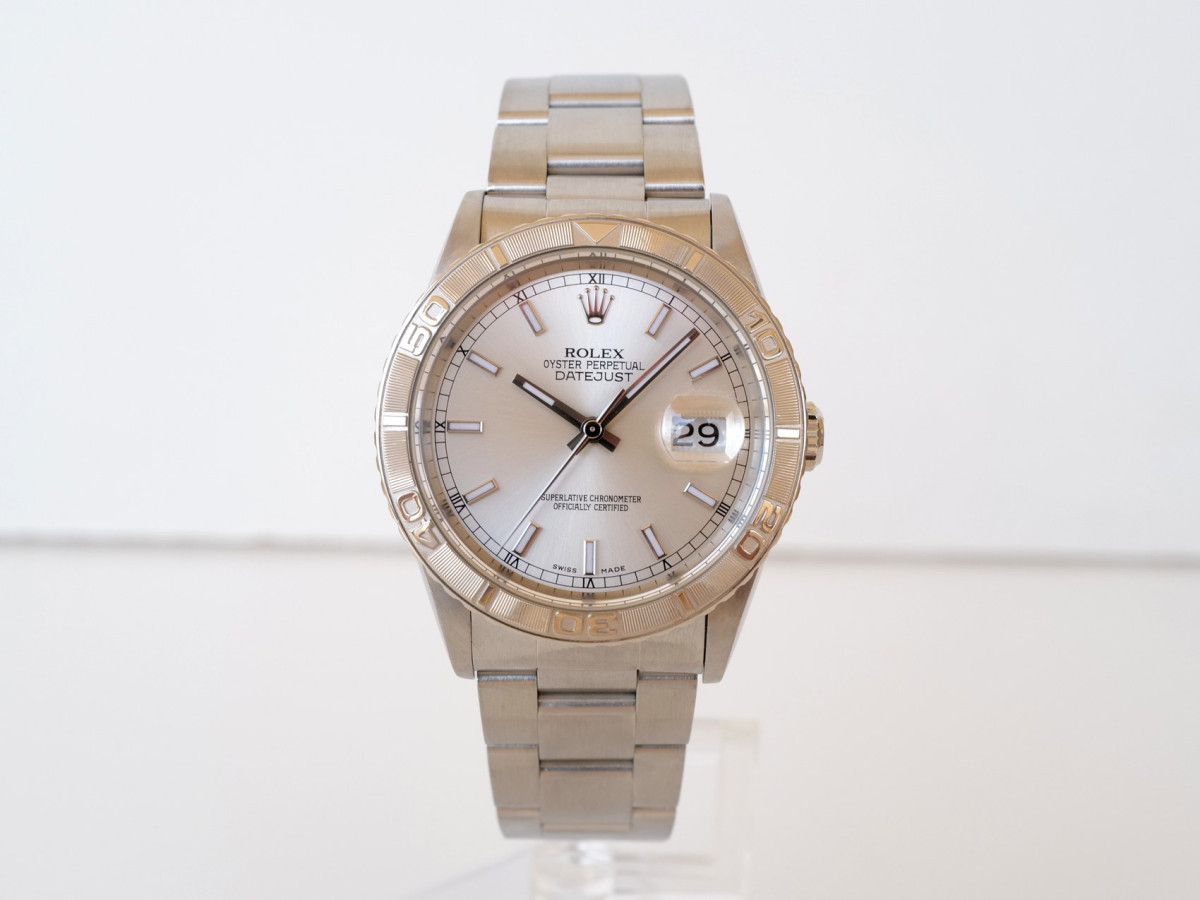 Swiss watch Rolex Datejust Turn-O-Graph 36 Oyster Steel 18K White Gold Bezel
