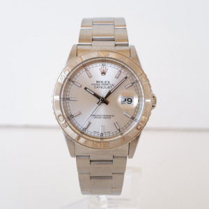 Швейцарський годинник Rolex Datejust Turn-O-Graph 36 Oyster Steel 18K White Gold Bezel