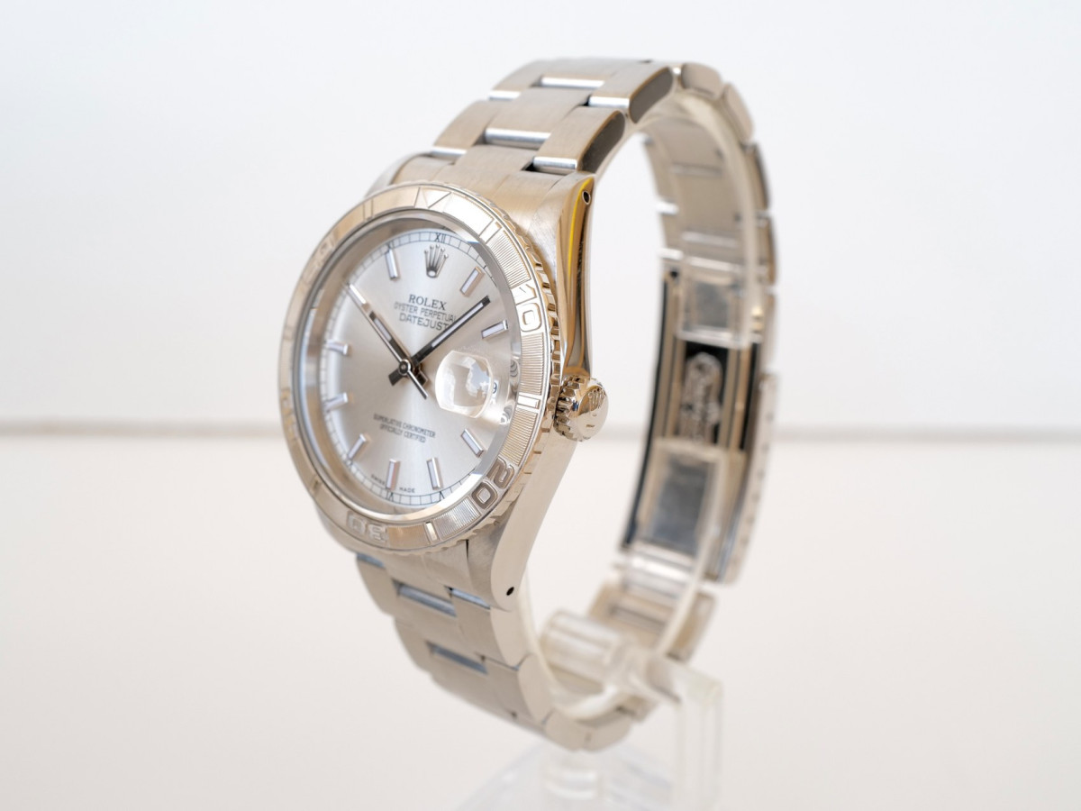 Swiss watch Rolex Datejust Turn-O-Graph 36 Oyster Steel 18K White Gold Bezel