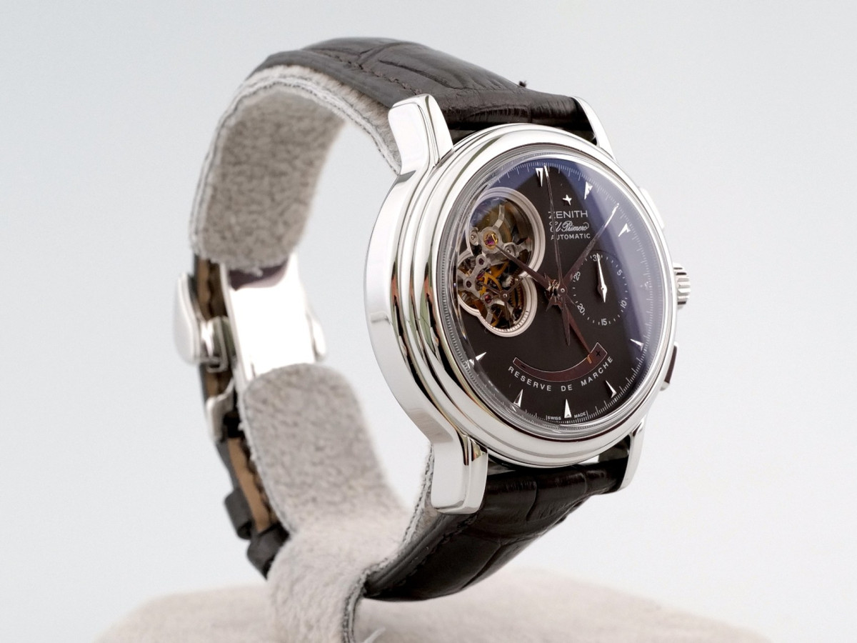 Швейцарський годинник Zenith Chronomaster T Open Chronograph Brown Dial 40