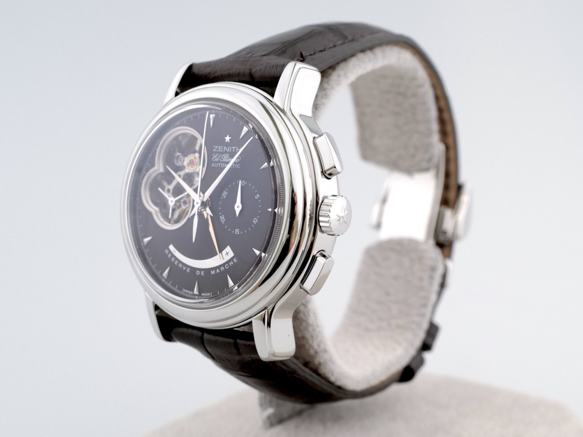 Швейцарський годинник Zenith Chronomaster T Open Chronograph Brown Dial 40