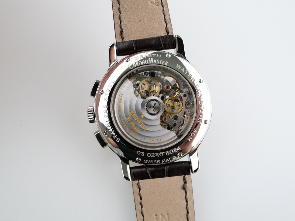 Швейцарський годинник Zenith Chronomaster T Open Chronograph Brown Dial 40