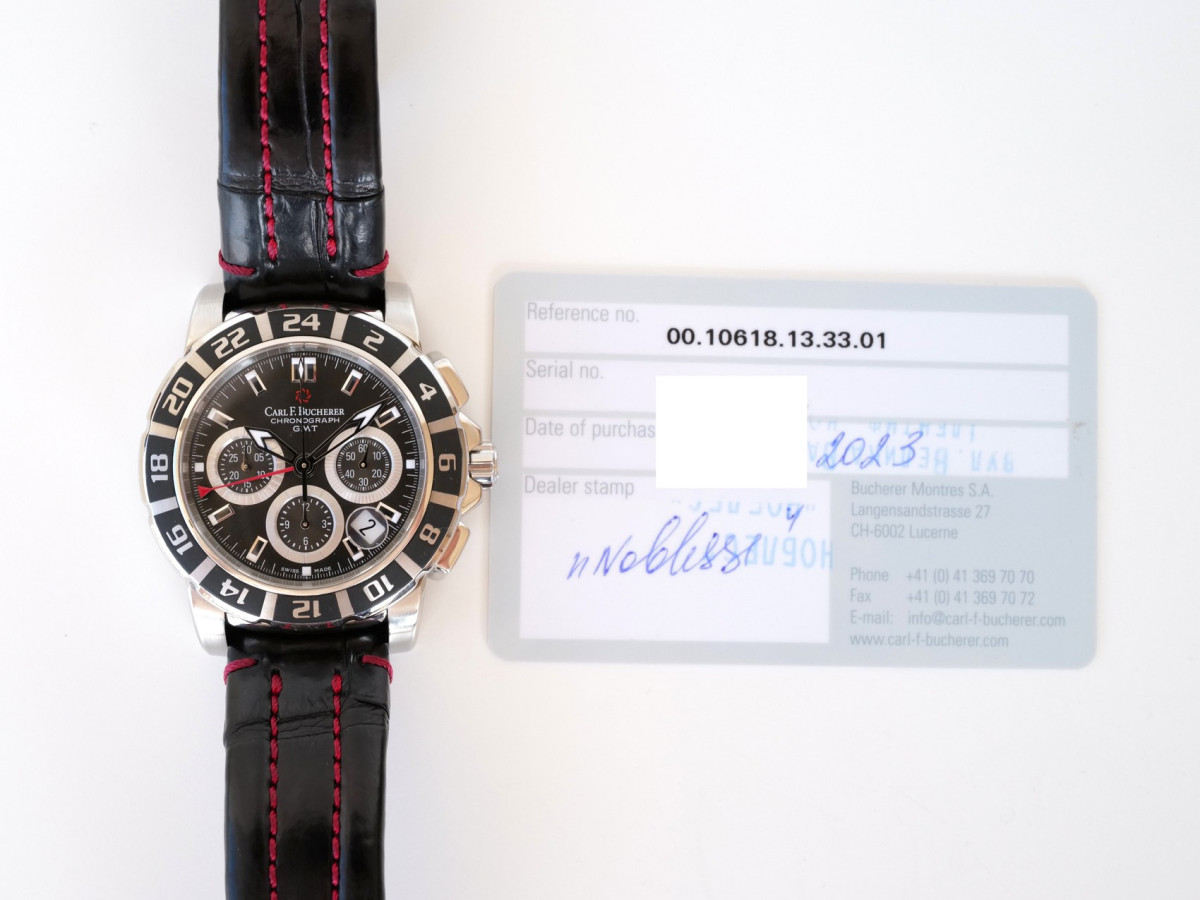 Swiss watch Carl F. Bucherer Patravi TravelGraph Chronograph 42