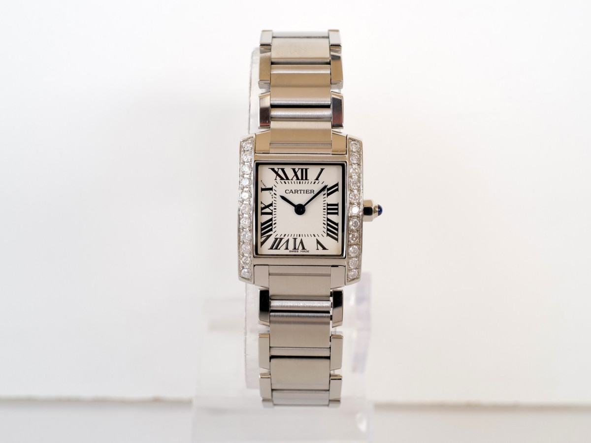Швейцарський годинник Cartier Tank Francaise Small Diamonds Quartz