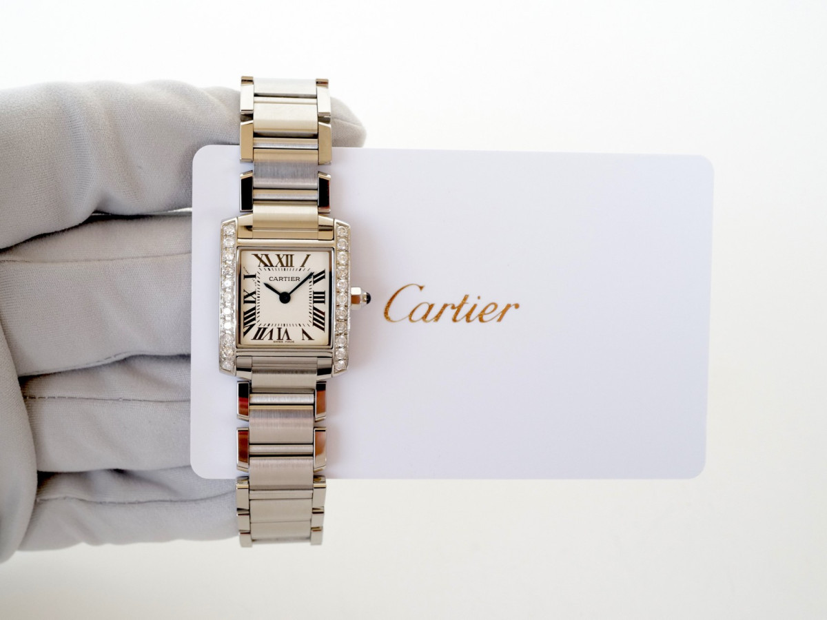 Швейцарський годинник Cartier Tank Francaise Small Diamonds Quartz