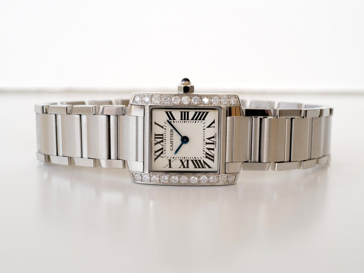 Швейцарський годинник Cartier Tank Francaise Small Diamonds Quartz