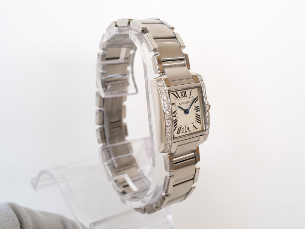 Швейцарський годинник Cartier Tank Francaise Small Diamonds Quartz