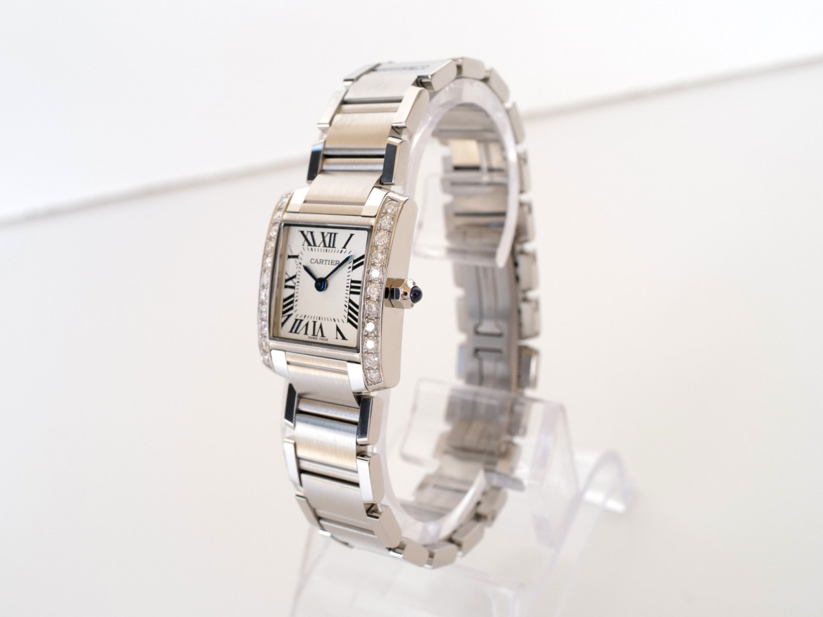 Швейцарський годинник Cartier Tank Francaise Small Diamonds Quartz