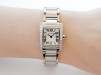 Швейцарський годинник Cartier Tank Francaise Small Diamonds Quartz