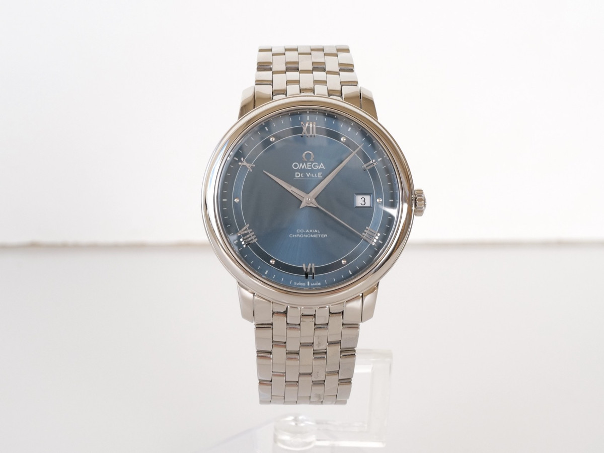 Швейцарские часы Omega De Ville Prestige Automatic Blue Dial 40