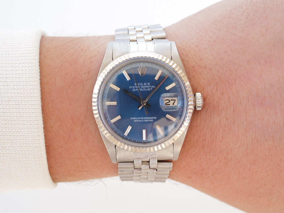 Швейцарские часы Rolex Datejust 36 Jubilee Sigma Pie Pan Blue Dial