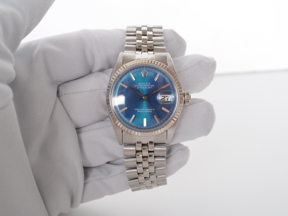 Швейцарские часы Rolex Datejust 36 Jubilee Sigma Pie Pan Blue Dial