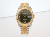 Швейцарський годинник Rolex Datejust 36 Jubilee Steel 18K Yellow Gold Green Diamond Dial
