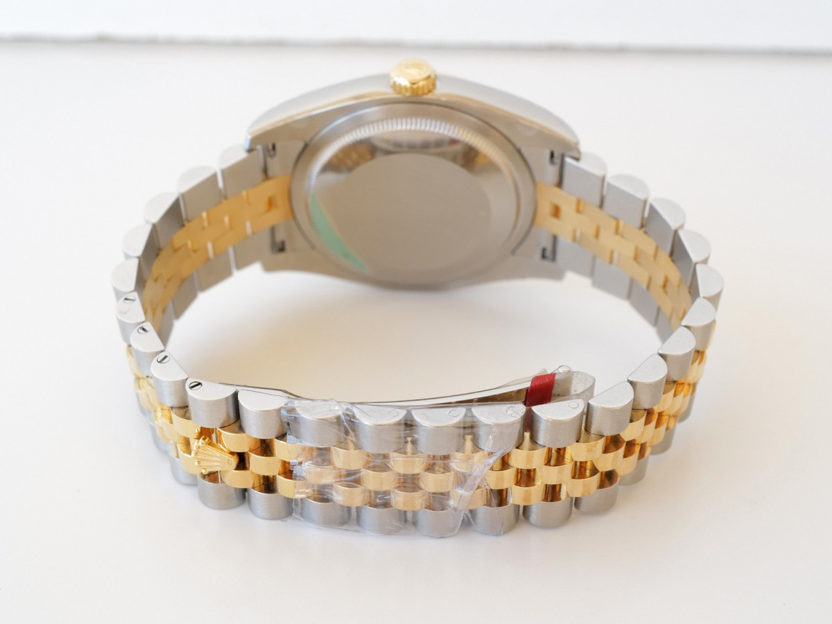 Швейцарський годинник Rolex Datejust 36 Jubilee Steel 18K Yellow Gold Green Diamond Dial