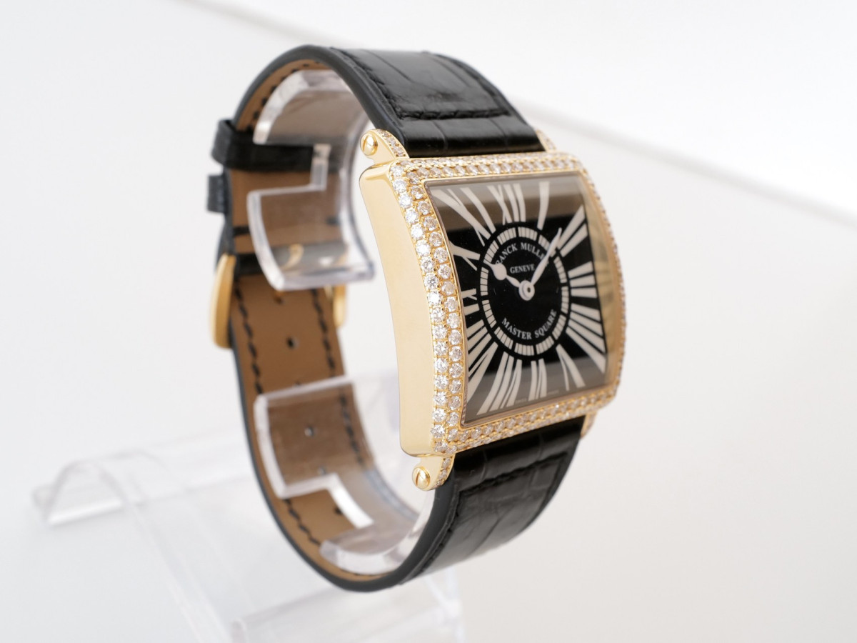 Швейцарские часы Franck Muller Master Square 18K Rose Gold Diamonds