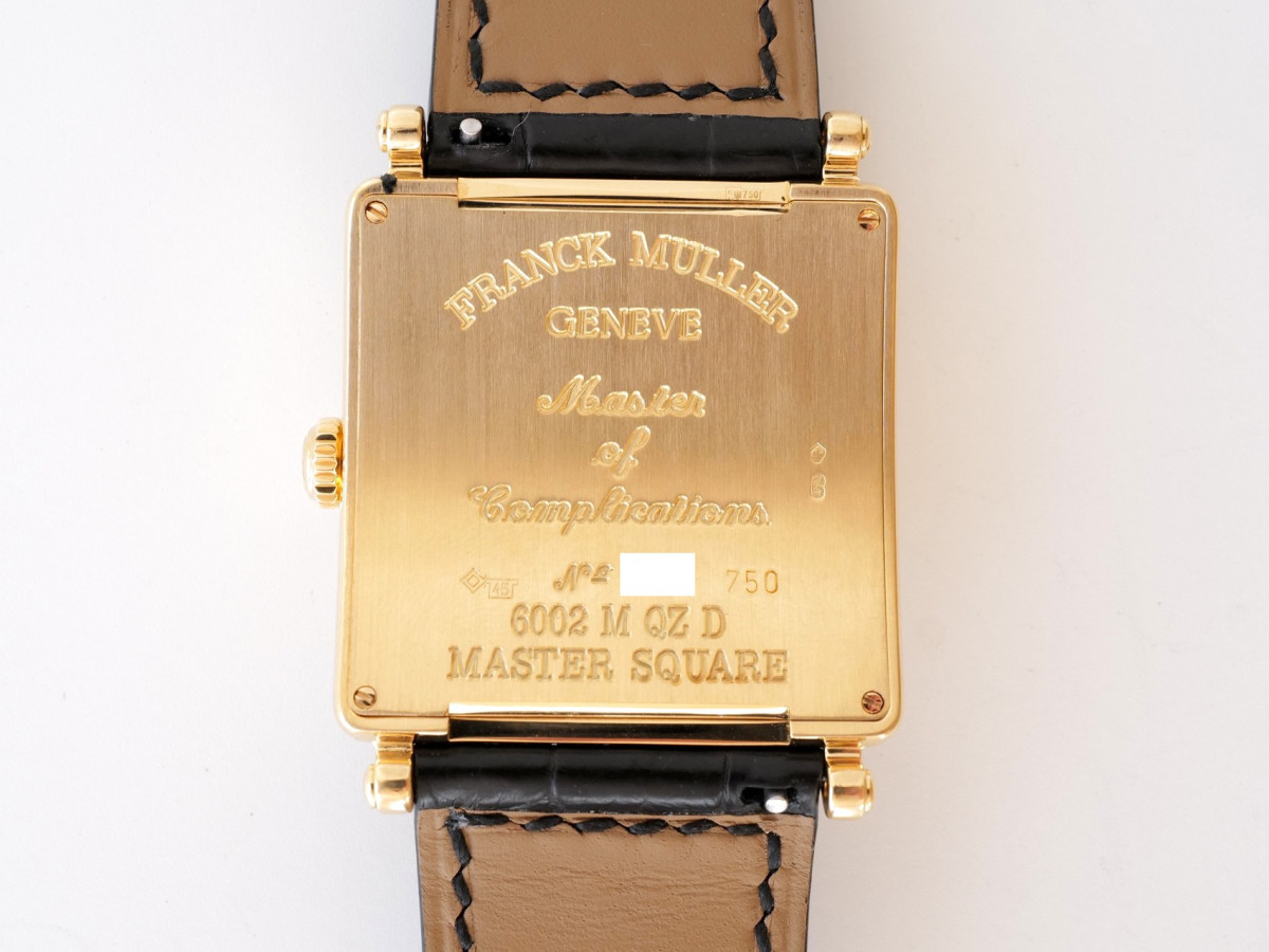 Швейцарские часы Franck Muller Master Square 18K Rose Gold Diamonds