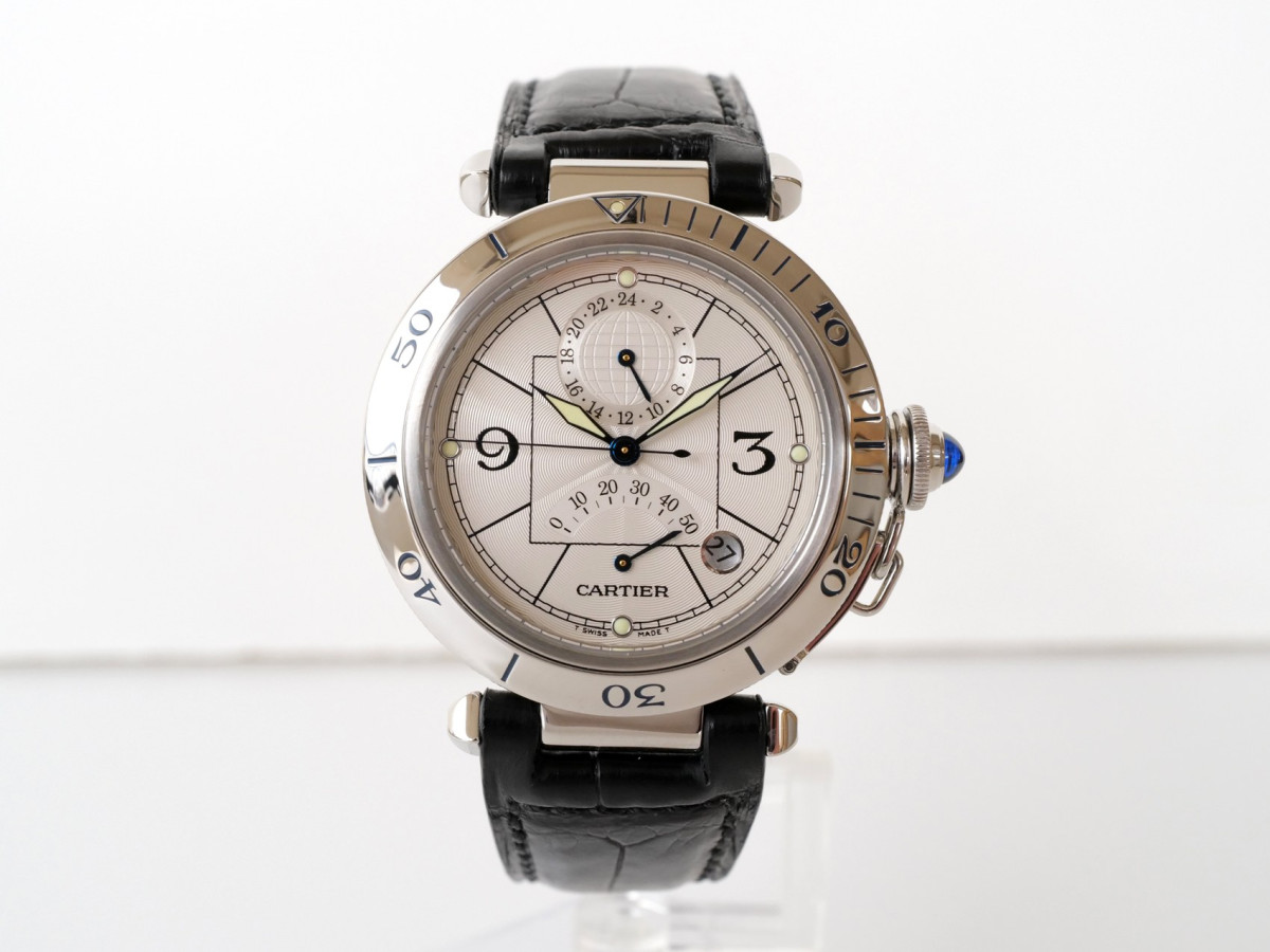 Swiss watch Cartier Pasha Power Reserve GMT 38