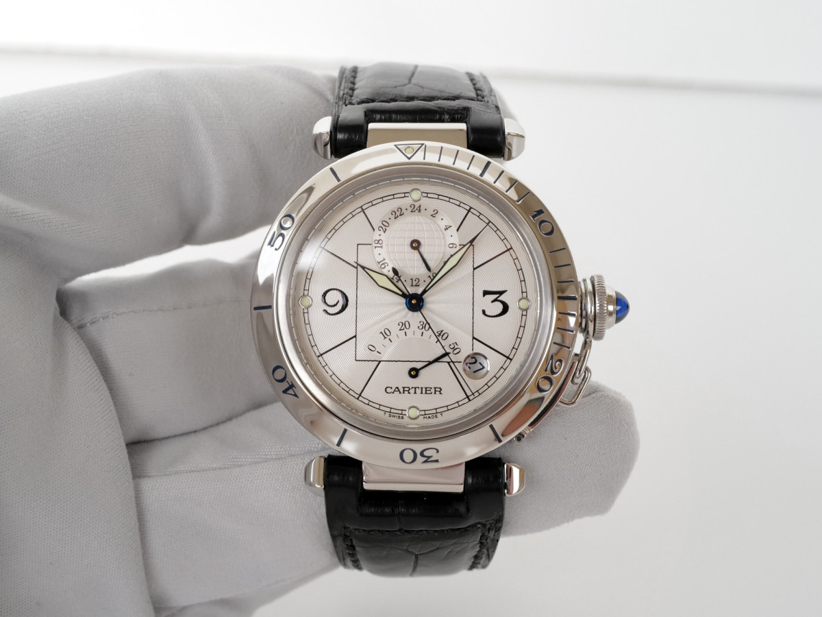 Swiss watch Cartier Pasha Power Reserve GMT 38