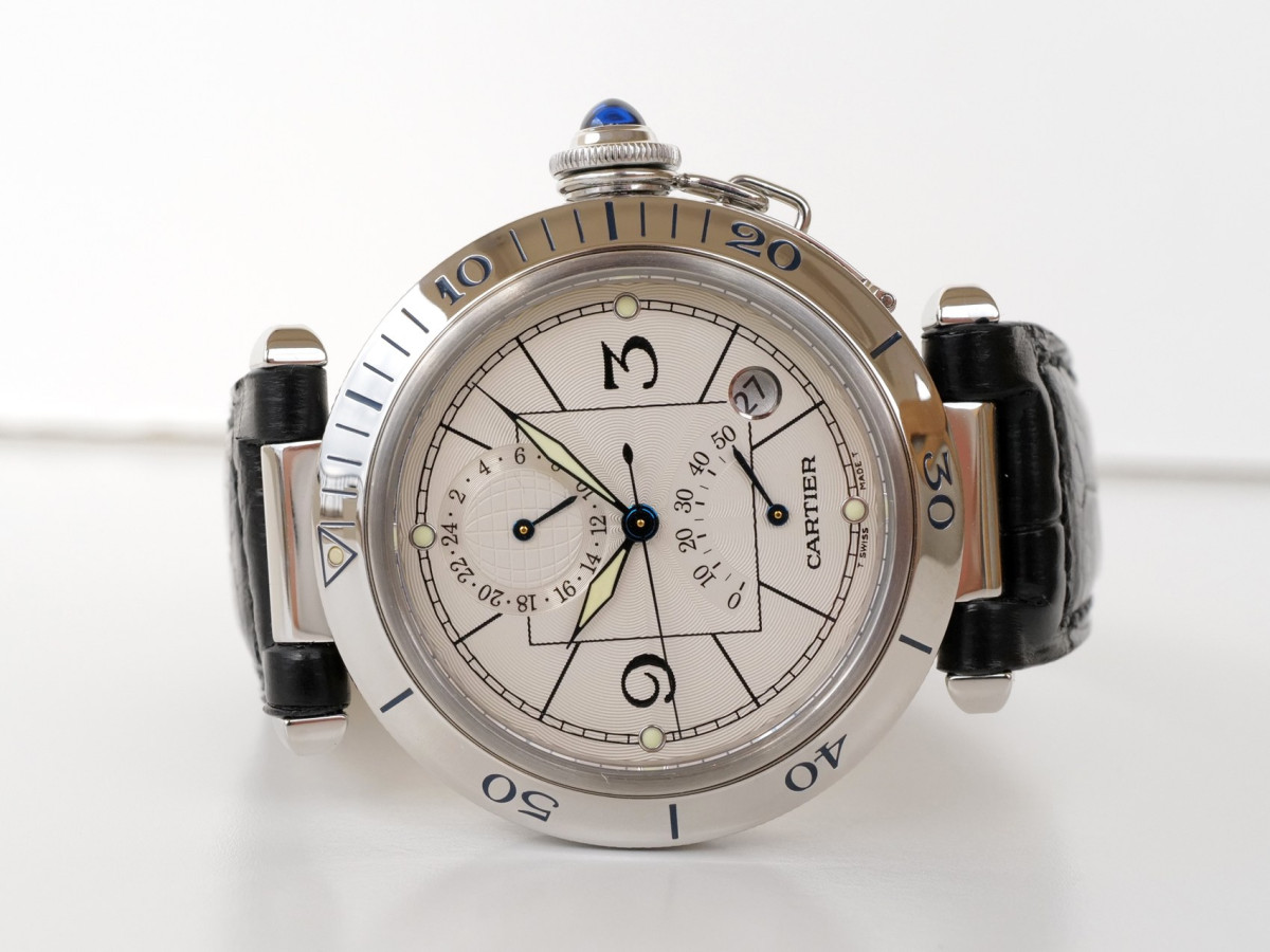 Swiss watch Cartier Pasha Power Reserve GMT 38