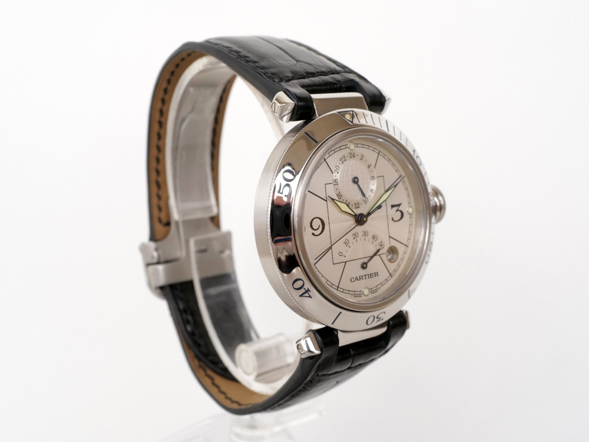 Swiss watch Cartier Pasha Power Reserve GMT 38