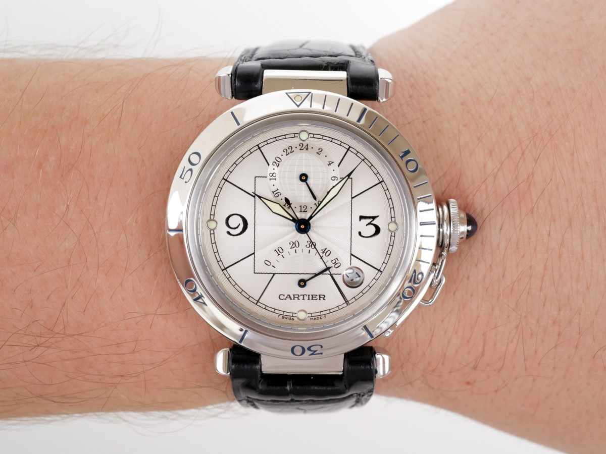 Swiss watch Cartier Pasha Power Reserve GMT 38
