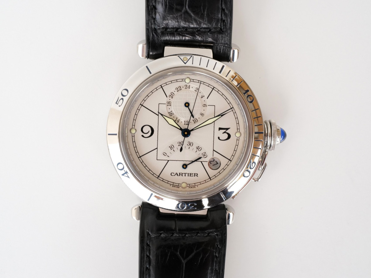 Swiss watch Cartier Pasha Power Reserve GMT 38