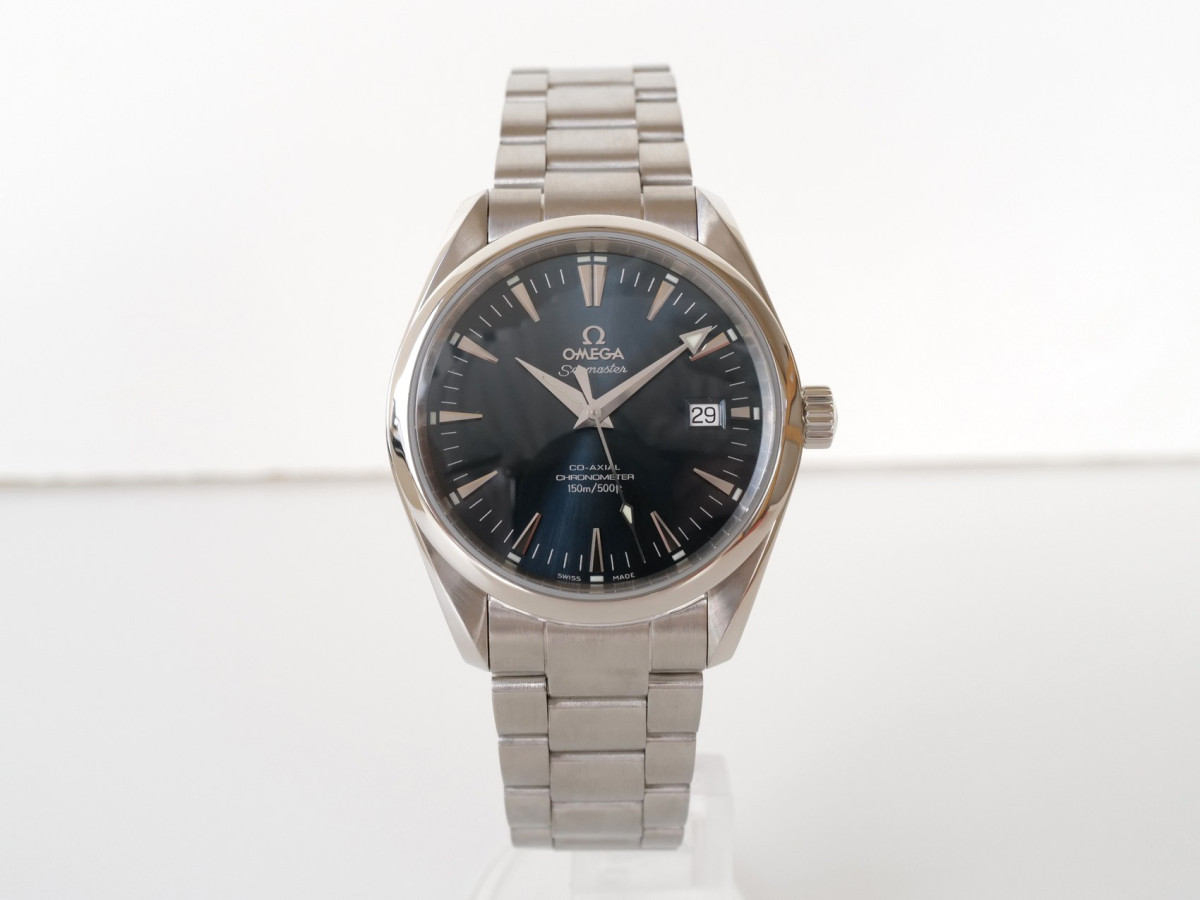 Швейцарские часы Omega Seamaster Aqua Terra Co-axial Blue Dial 39