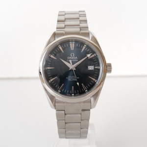 Швейцарские часы Omega Seamaster Aqua Terra Co-axial Blue Dial 39