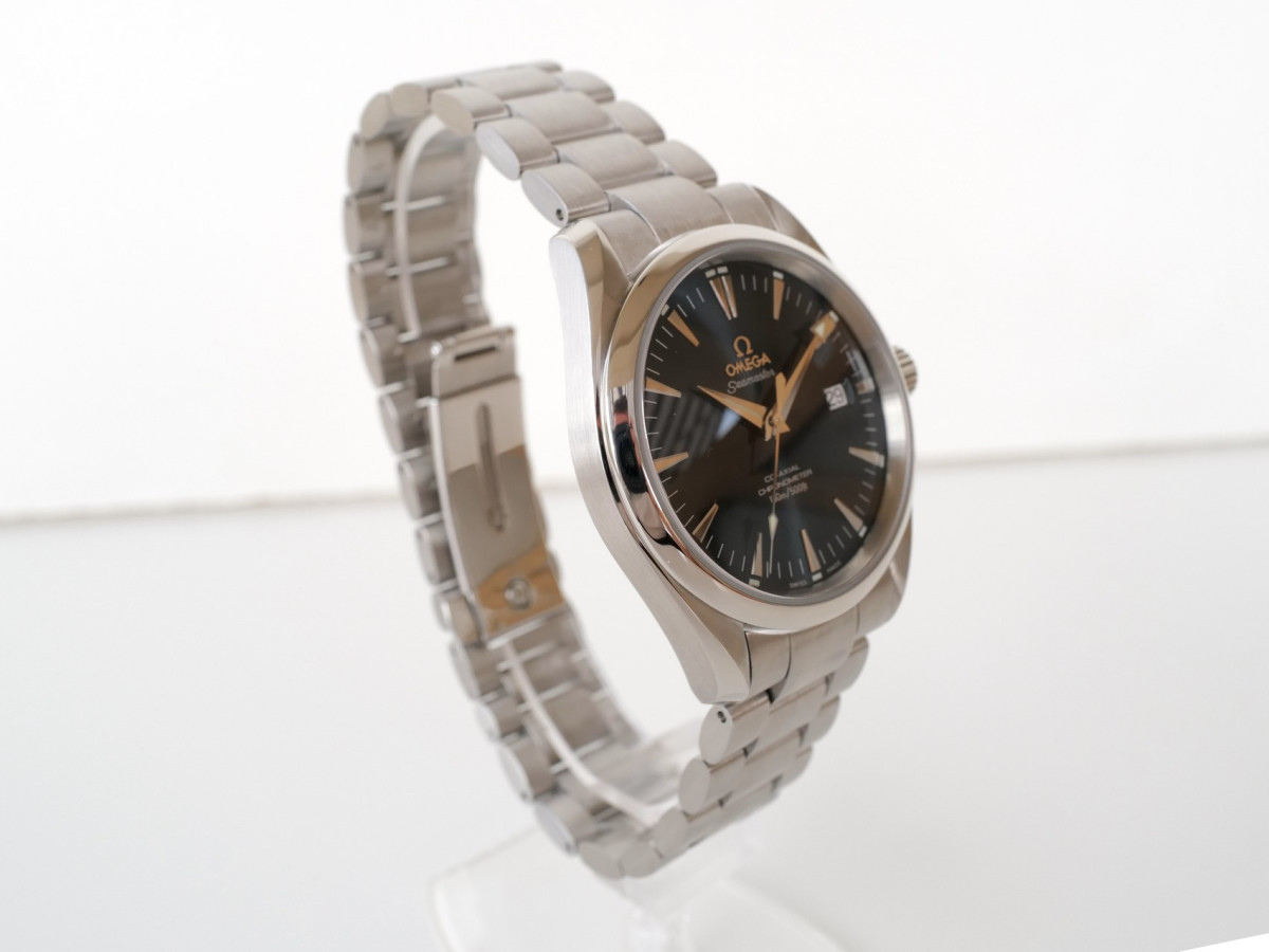 Швейцарские часы Omega Seamaster Aqua Terra Co-axial Blue Dial 39