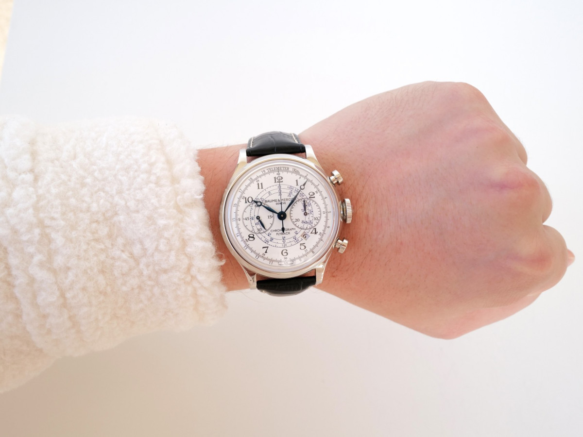 Швейцарские часы Baume & Mercier Capeland Flyback Chronograph 44