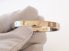 Швейцарський годинник Cartier Love Bracelet Classic Model 18K White Gold 4 Diamonds Size 16
