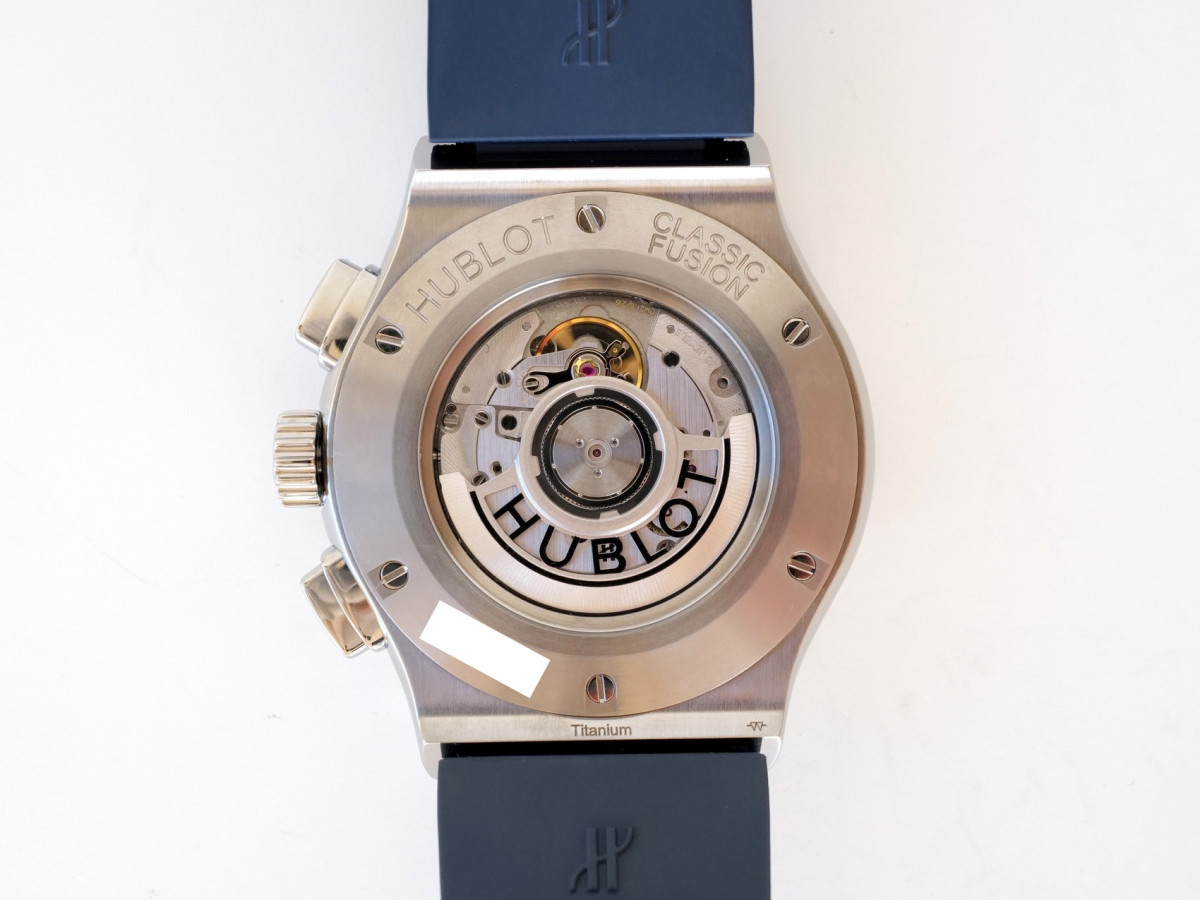 Швейцарские часы Hublot Classic Fusion Chronograph Titanium Blue 45