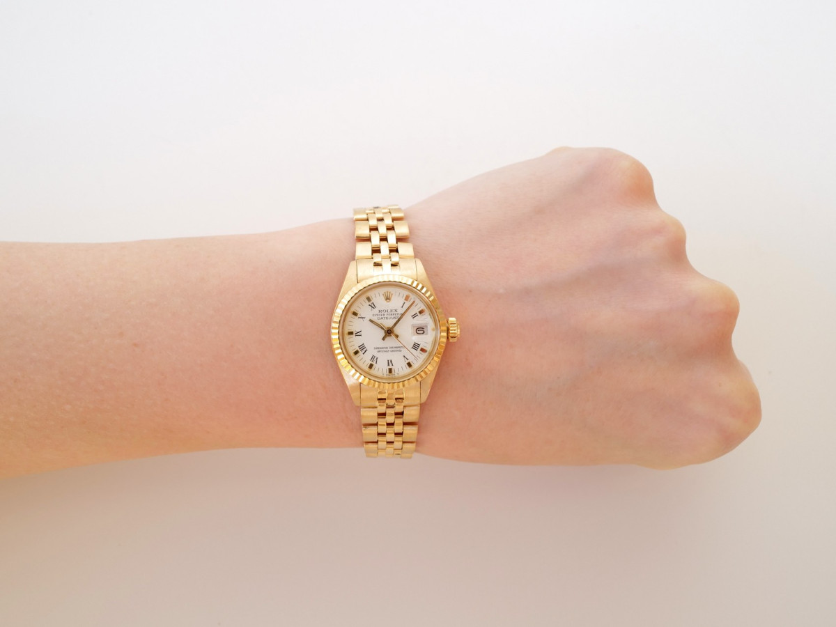 Швейцарський годинник Rolex Lady-Datejust 26 Jubilee 18K Yellow Gold