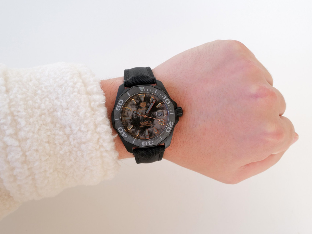 Швейцарские часы TAG Heuer Aquaracer Calibre 5 Titanium Carbon Limited Edition 41