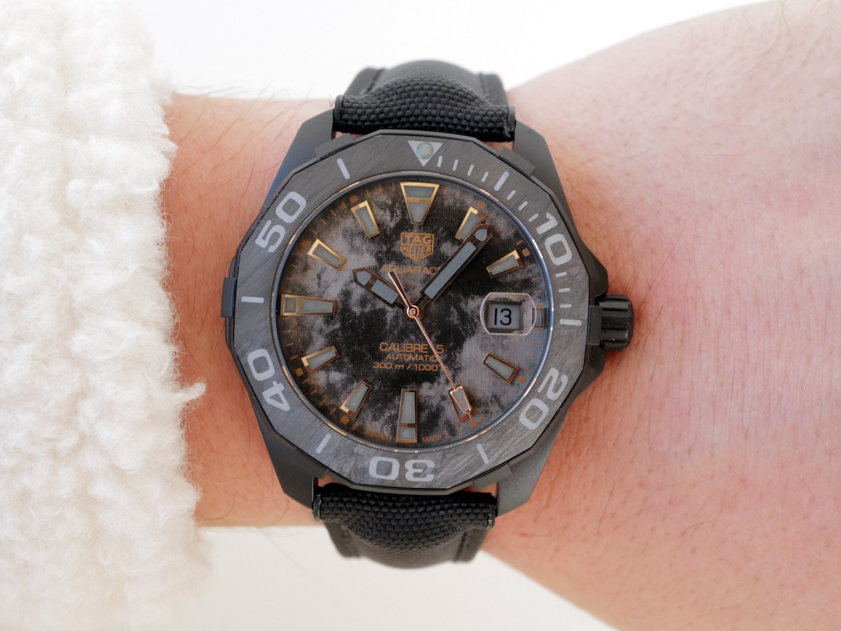 Швейцарские часы TAG Heuer Aquaracer Calibre 5 Titanium Carbon Limited Edition 41