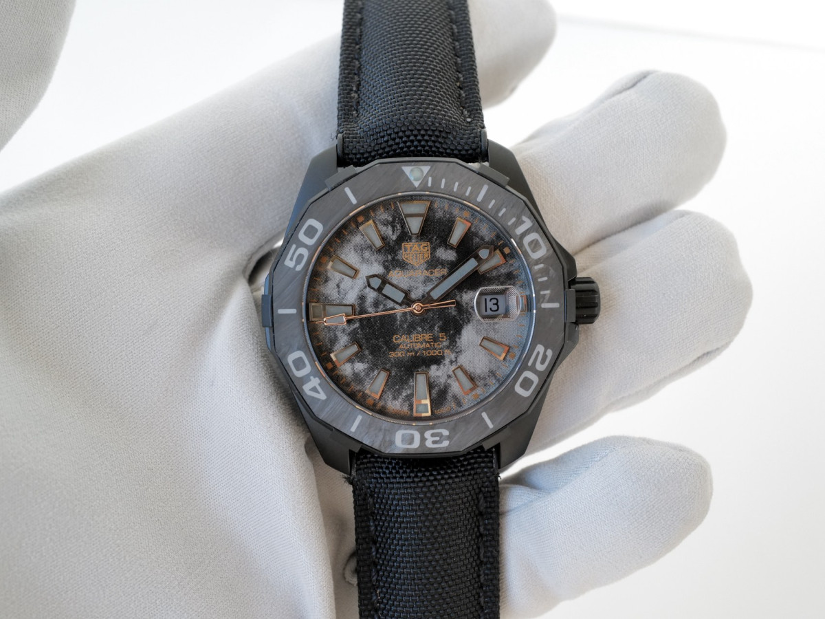 Швейцарские часы TAG Heuer Aquaracer Calibre 5 Titanium Carbon Limited Edition 41