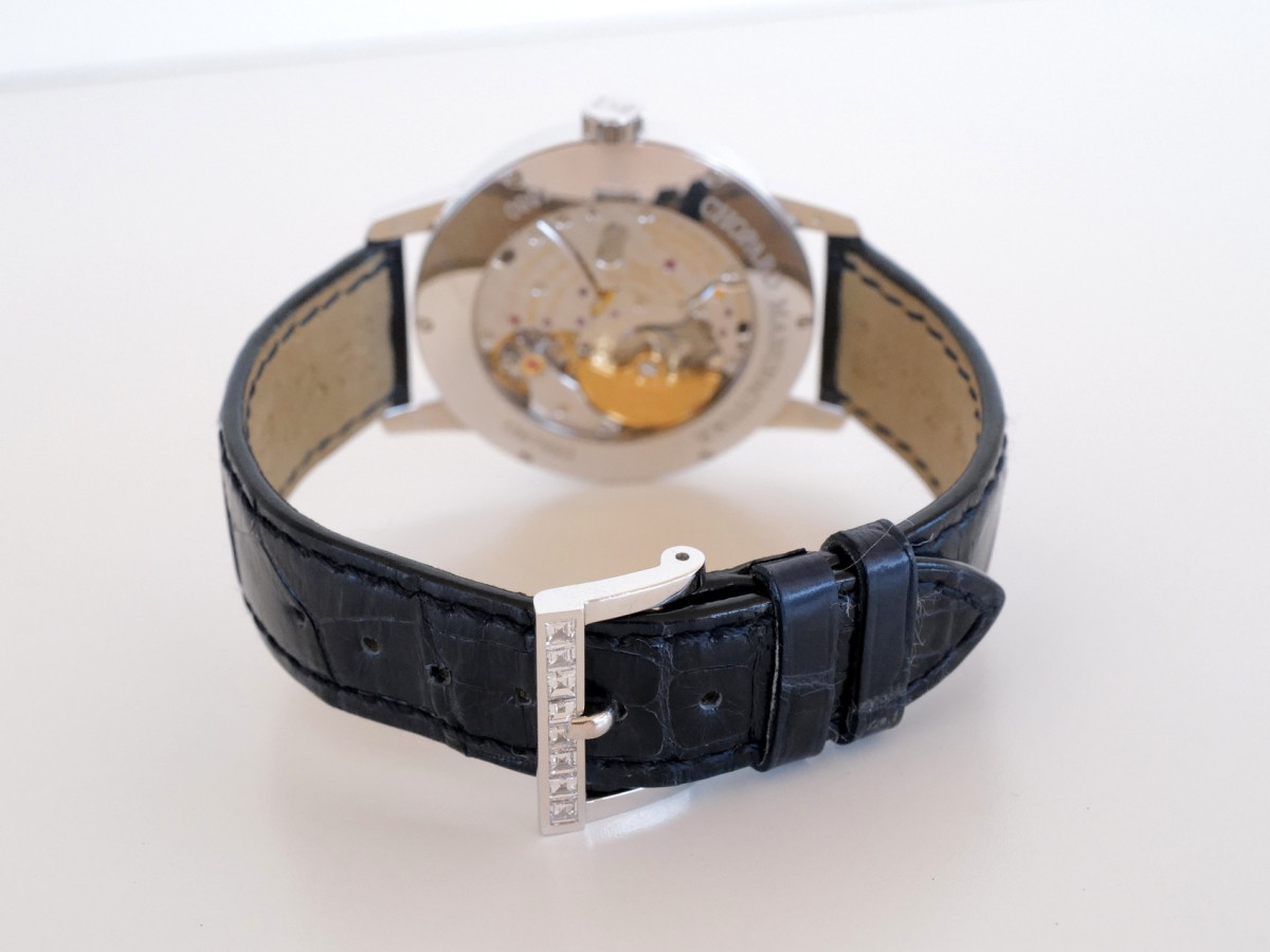 Швейцарские часы Chopard L.U.C. Twin 18K White Gold Baguette Diamonds