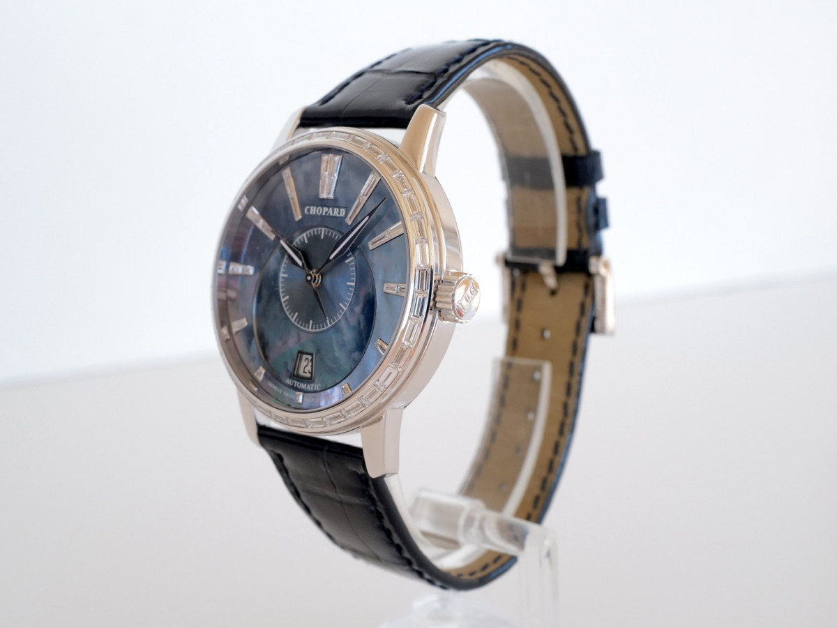 Швейцарские часы Chopard L.U.C. Twin 18K White Gold Baguette Diamonds