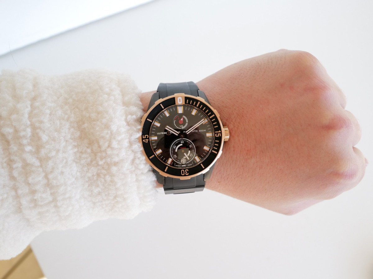 Swiss watch Ulysse Nardin Diver Titanium 18K Rose Gold 44