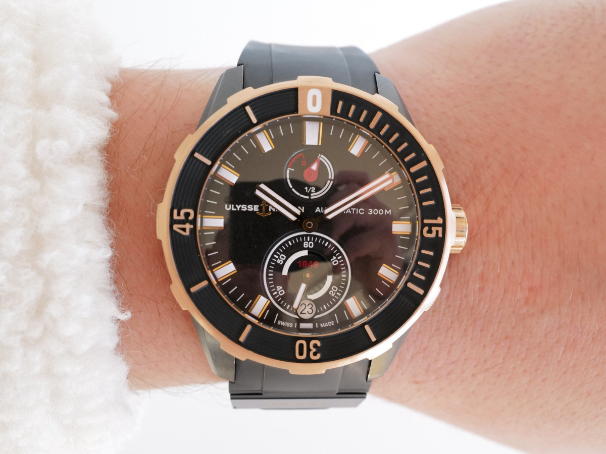 Swiss watch Ulysse Nardin Diver Titanium 18K Rose Gold 44