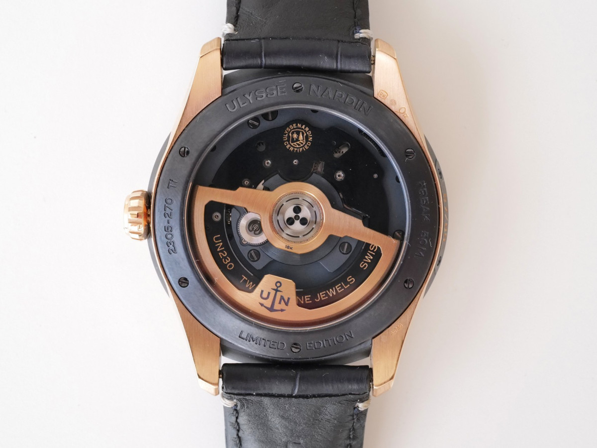 Швейцарський годинник Ulysse Nardin Freak X 18K Rose Gold Aventurine Dial Limited Edition 99 Pieces 43