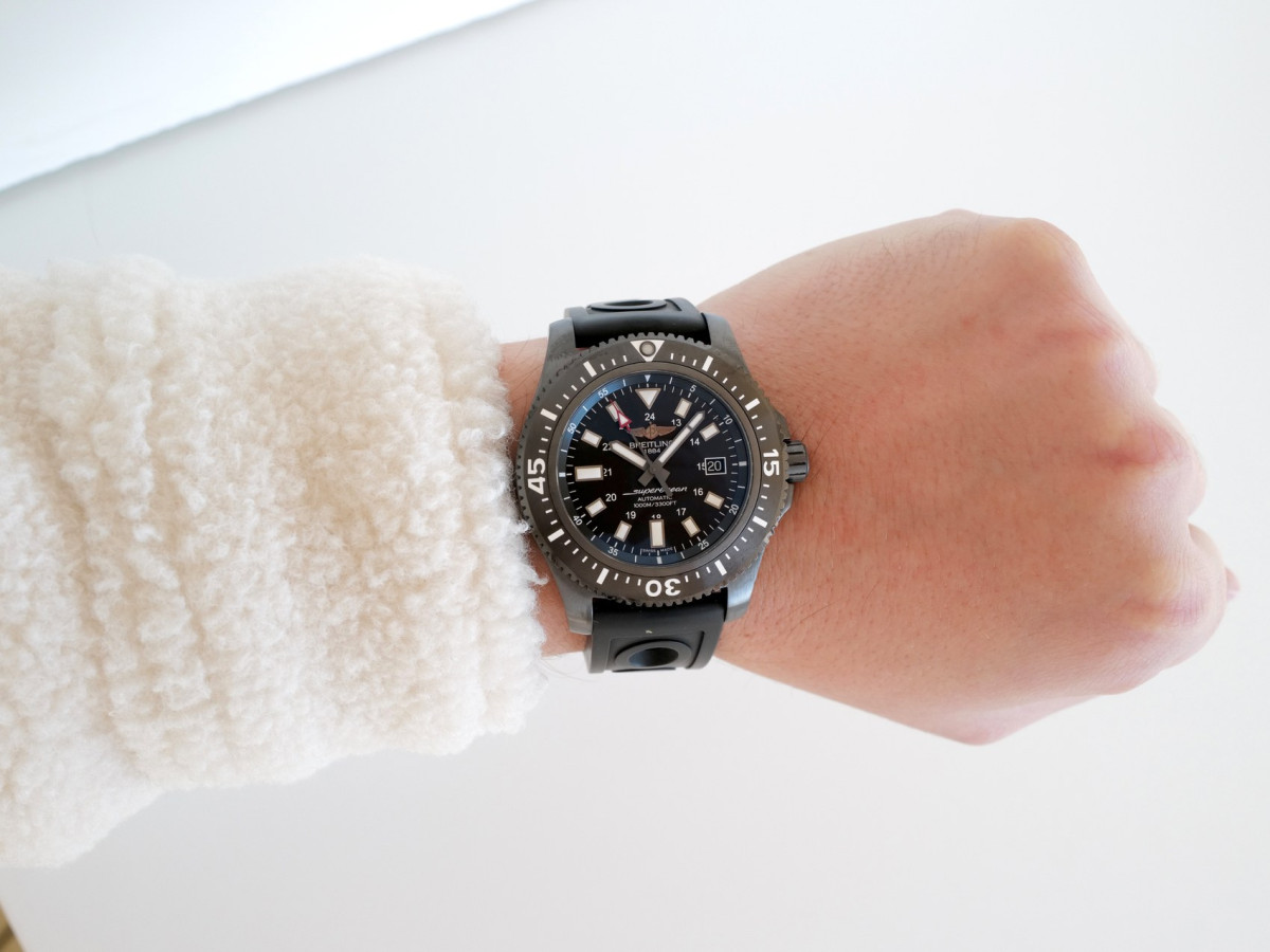 Швейцарские часы Breitling Superocean Special Black 44