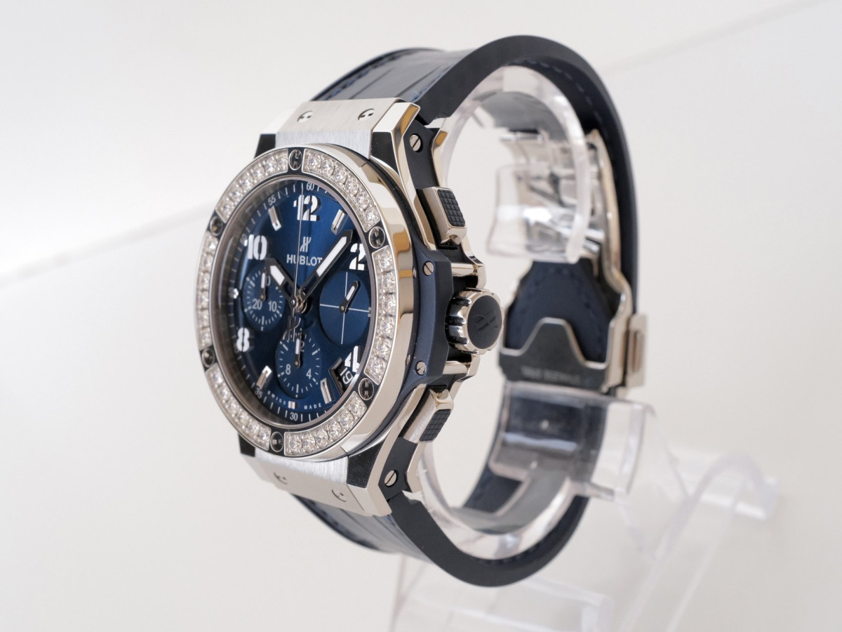 Швейцарские часы Hublot Big Bang Steel Blue Diamonds 41