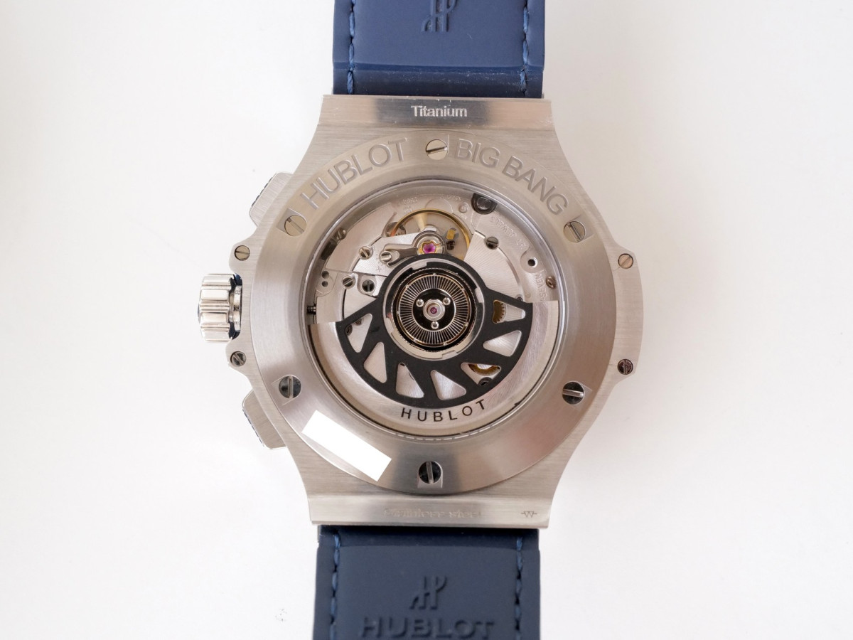 Швейцарские часы Hublot Big Bang Steel Blue Diamonds 41