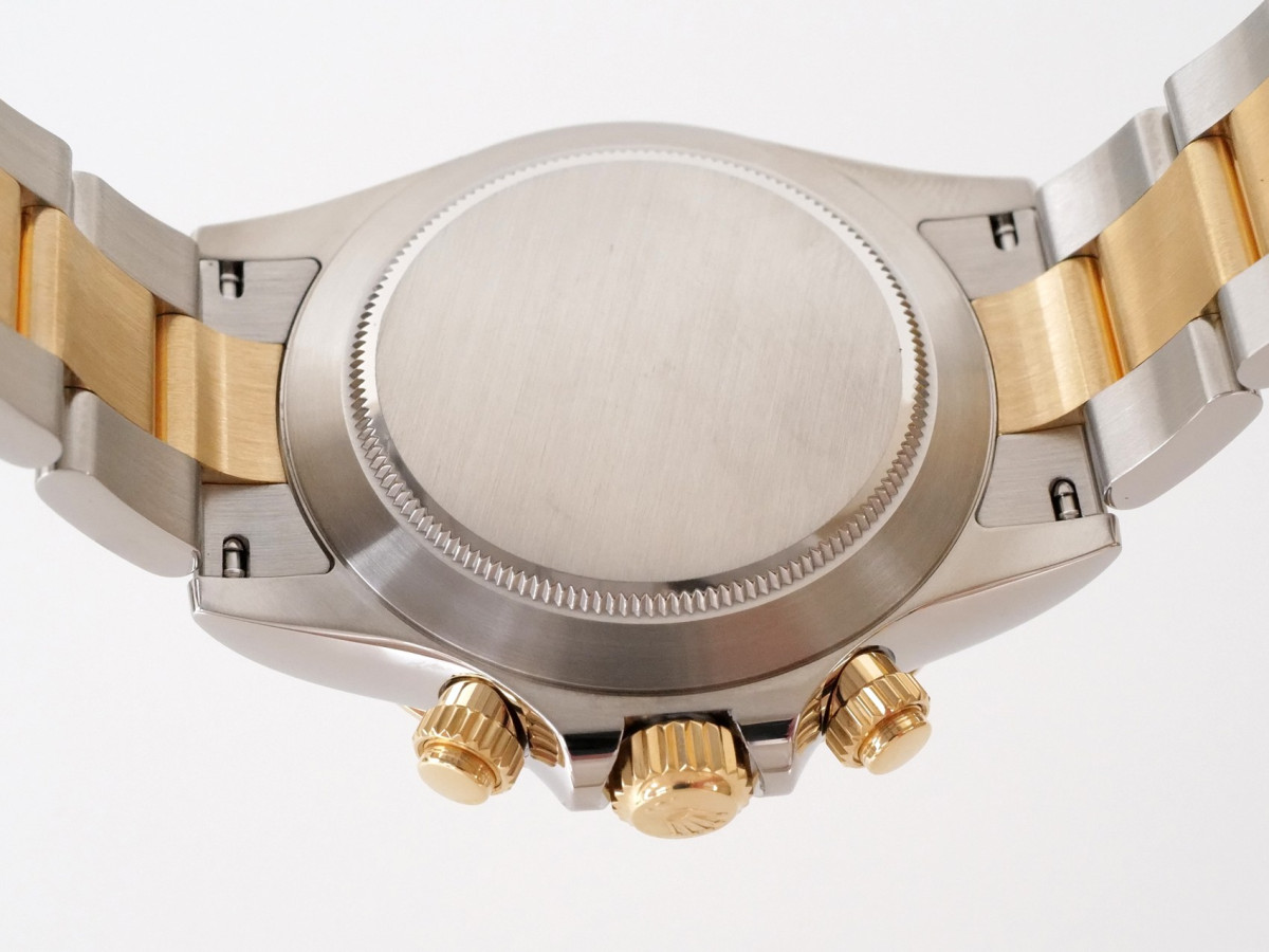 Швейцарские часы Rolex Cosmograph Daytona 18K Yellow Gold Steel White Dial 40