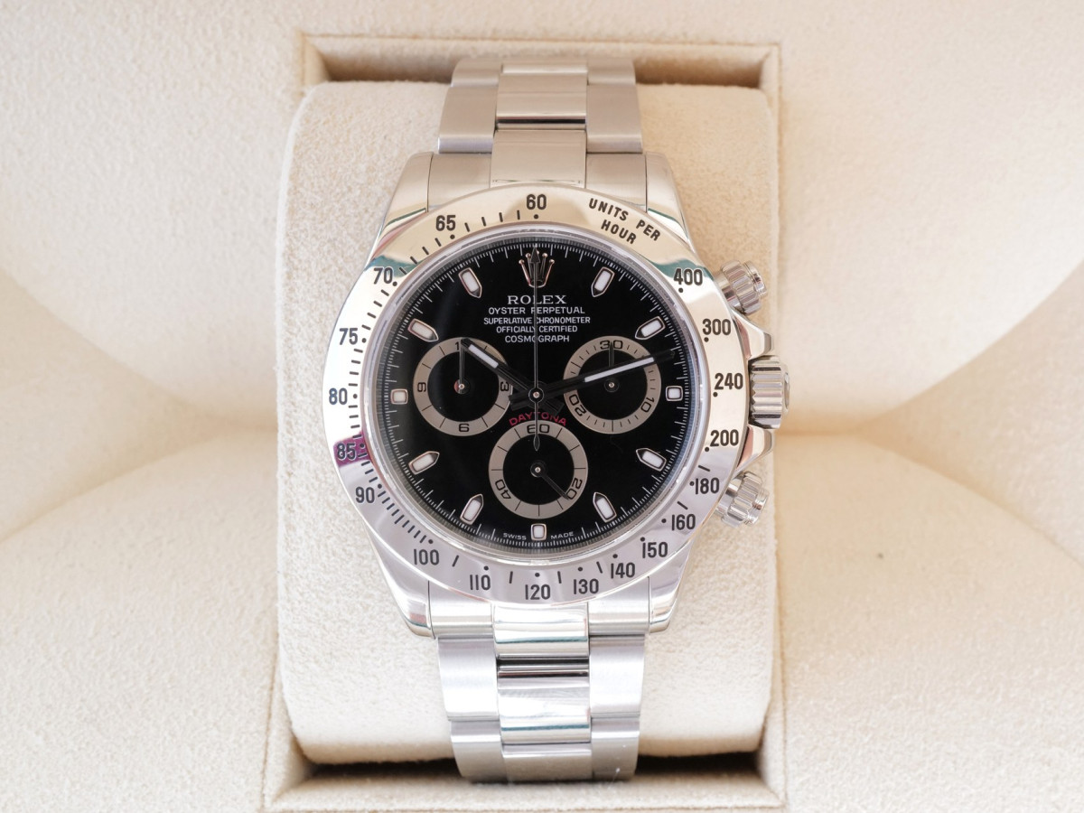 Швейцарские часы Rolex Cosmograph Daytona Black Dial 40