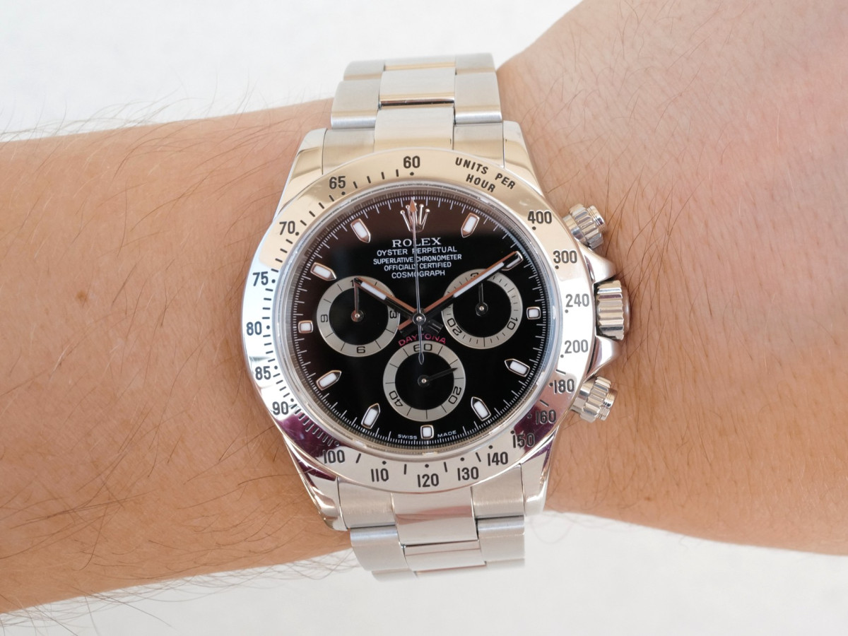 Швейцарские часы Rolex Cosmograph Daytona Black Dial 40