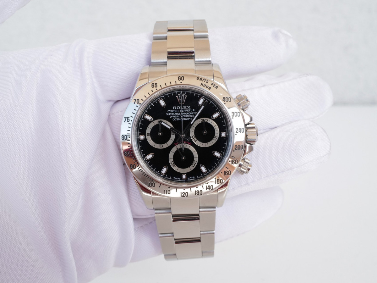 Швейцарские часы Rolex Cosmograph Daytona Black Dial 40